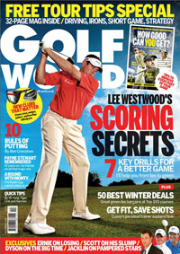 Portada de la revista Golf World