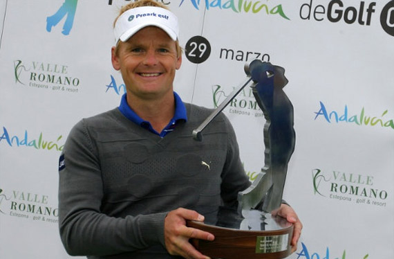 Soren Kjeldsen, ganador del Open de Andalucía 2009 (foto de Jorge Andréu)