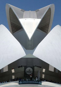 Impresionante vista del Palau de les Arts Reina Sofía (foto de Luis Corralo)