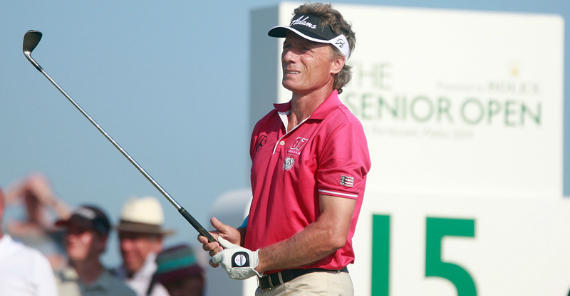 Imagen del artículo Langer, a lo McIlroy mientras Jiménez sufre en el Senior Open Championship