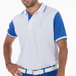 Polo Dry Swing Bioactive combinado azulón